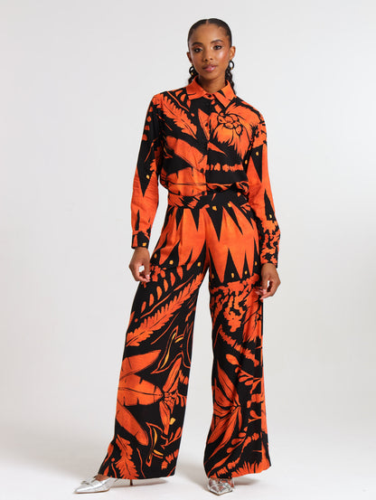 THE RESORT SHIRT / TERRA PALM
