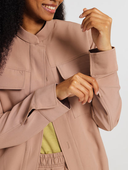 CARGO BOMBER JACKET / MOCCA
