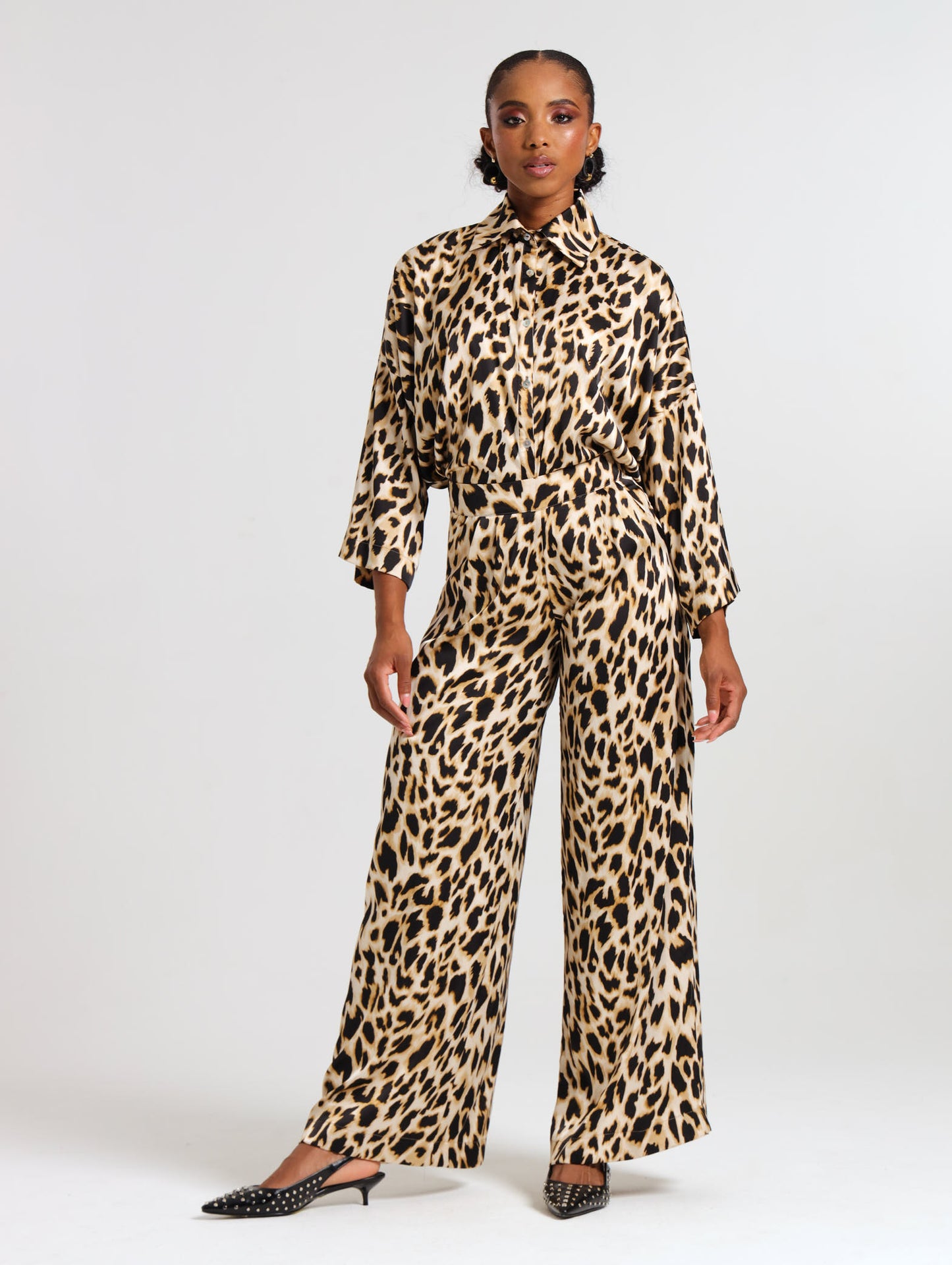 L/S HI-LO TOP / SAVANNA LEOPARD