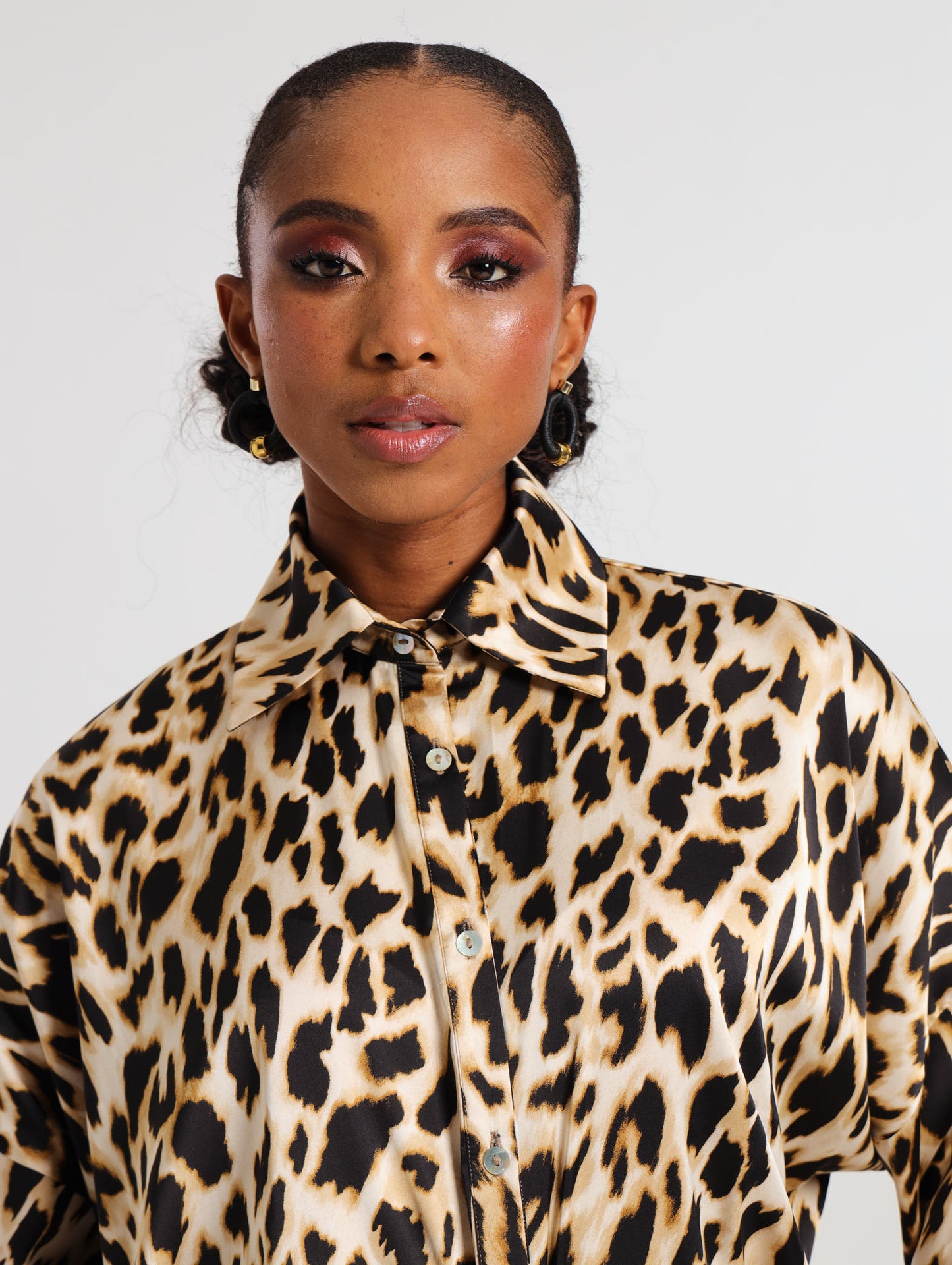 L/S HI-LO TOP / SAVANNA LEOPARD
