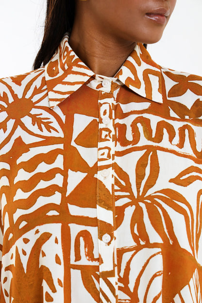 HI-LO TOP / TERRAPRINT