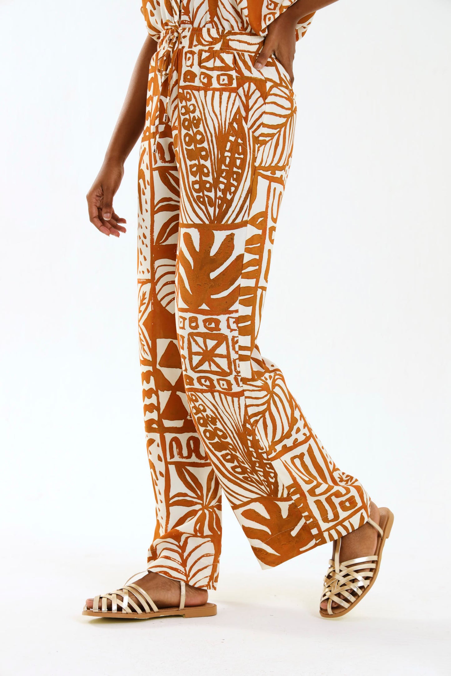 DRAWSTRING PANTS / TERRAPRINT