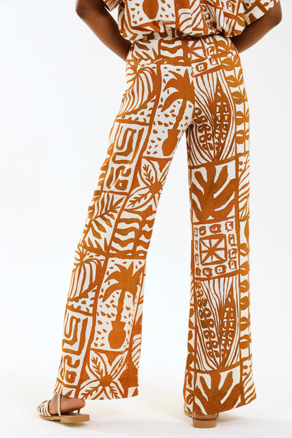 DRAWSTRING PANTS / TERRAPRINT