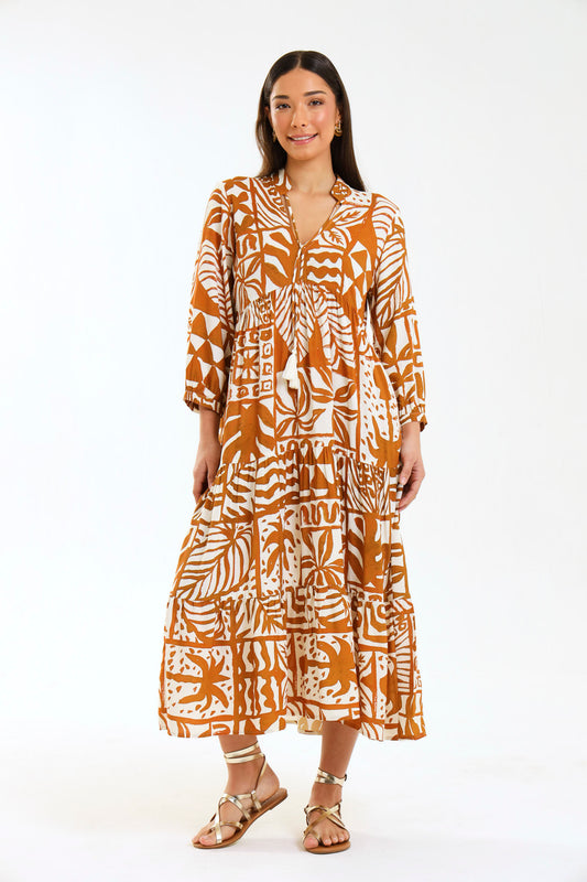 PALOMA MAXI DRESS / TERRAPRINT