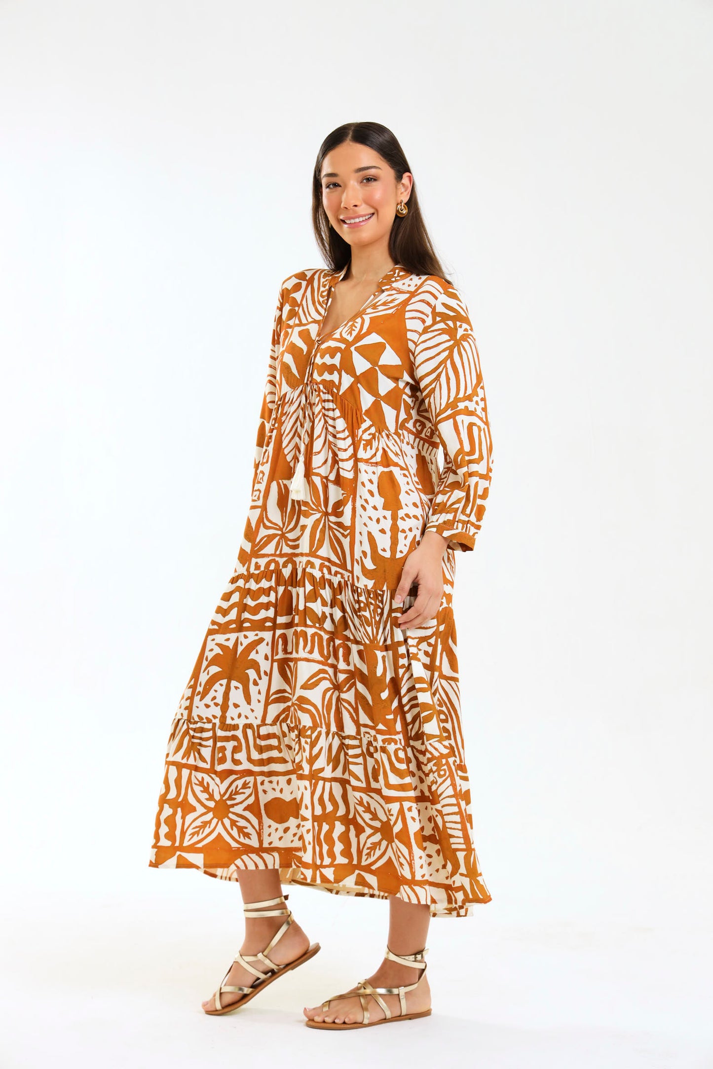 PALOMA MAXI DRESS / TERRAPRINT