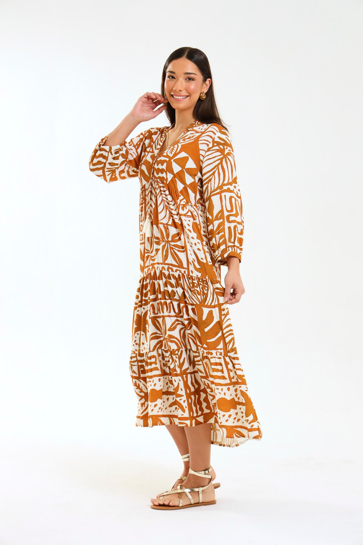PALOMA MAXI DRESS / TERRAPRINT