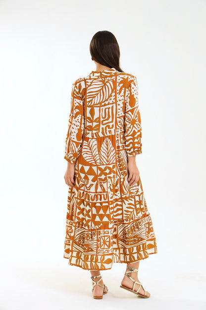 PALOMA MAXI DRESS / TERRAPRINT
