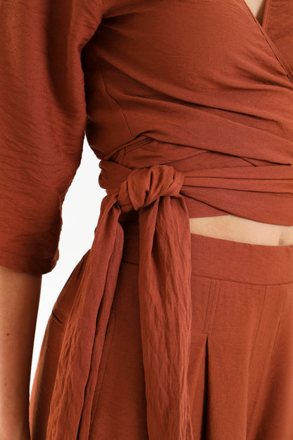 WRAP TOP / CRYPTO MOCCA