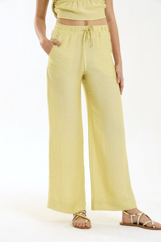 DRAWSTRING PANTS / MISTED MARIGOLD