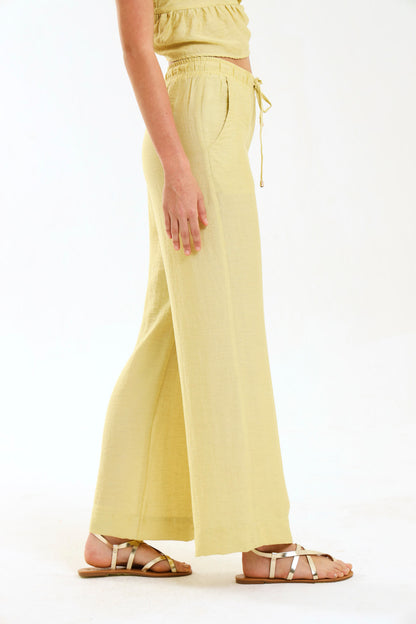 DRAWSTRING PANTS / MISTED MARIGOLD