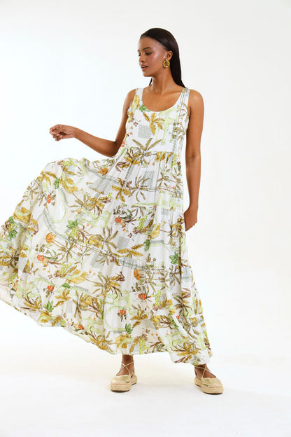 ISLA MAXI DRESS / VALENCIA PALM