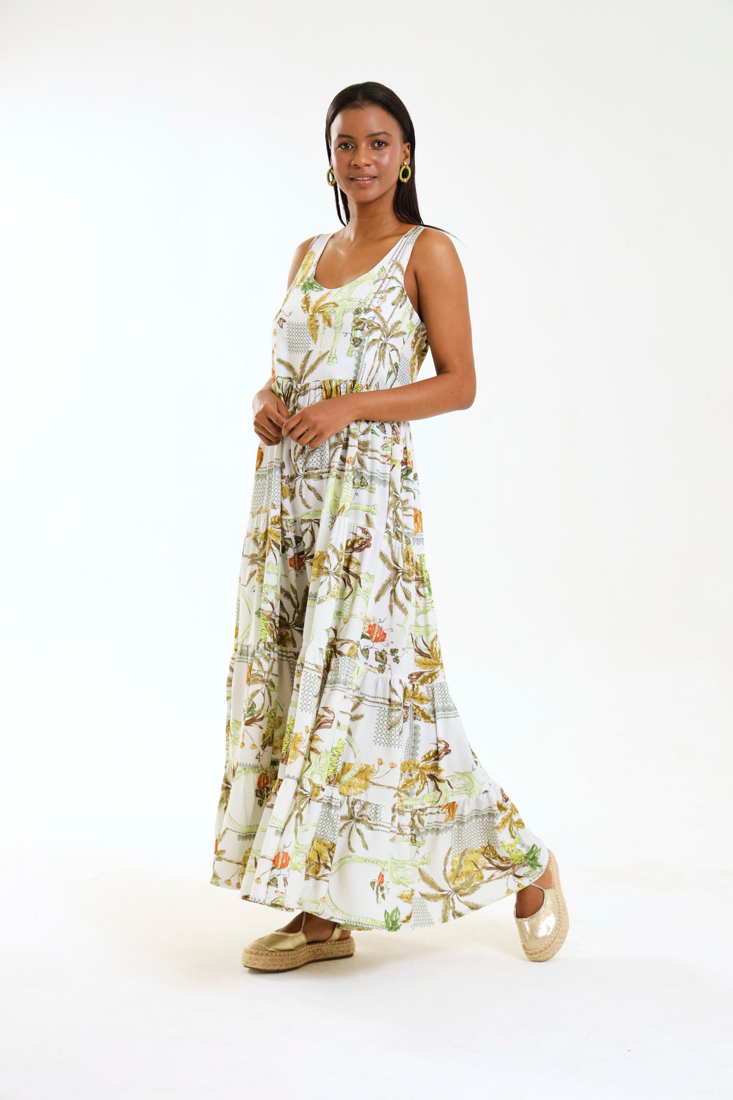 ISLA MAXI DRESS / VALENCIA PALM