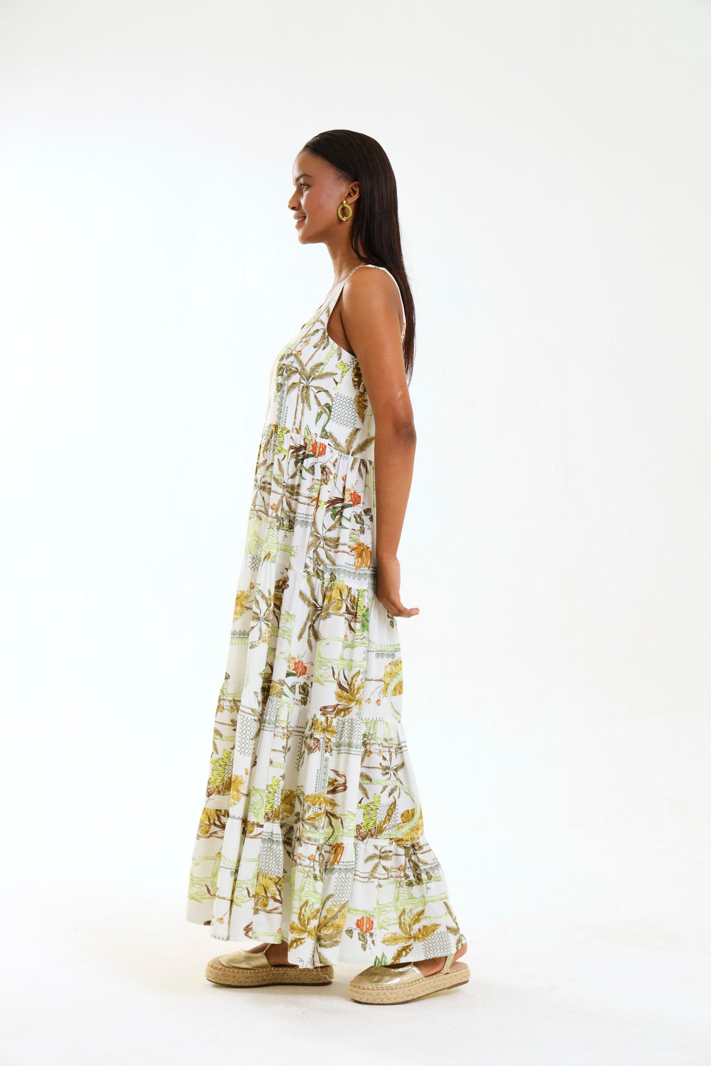 ISLA MAXI DRESS / VALENCIA PALM