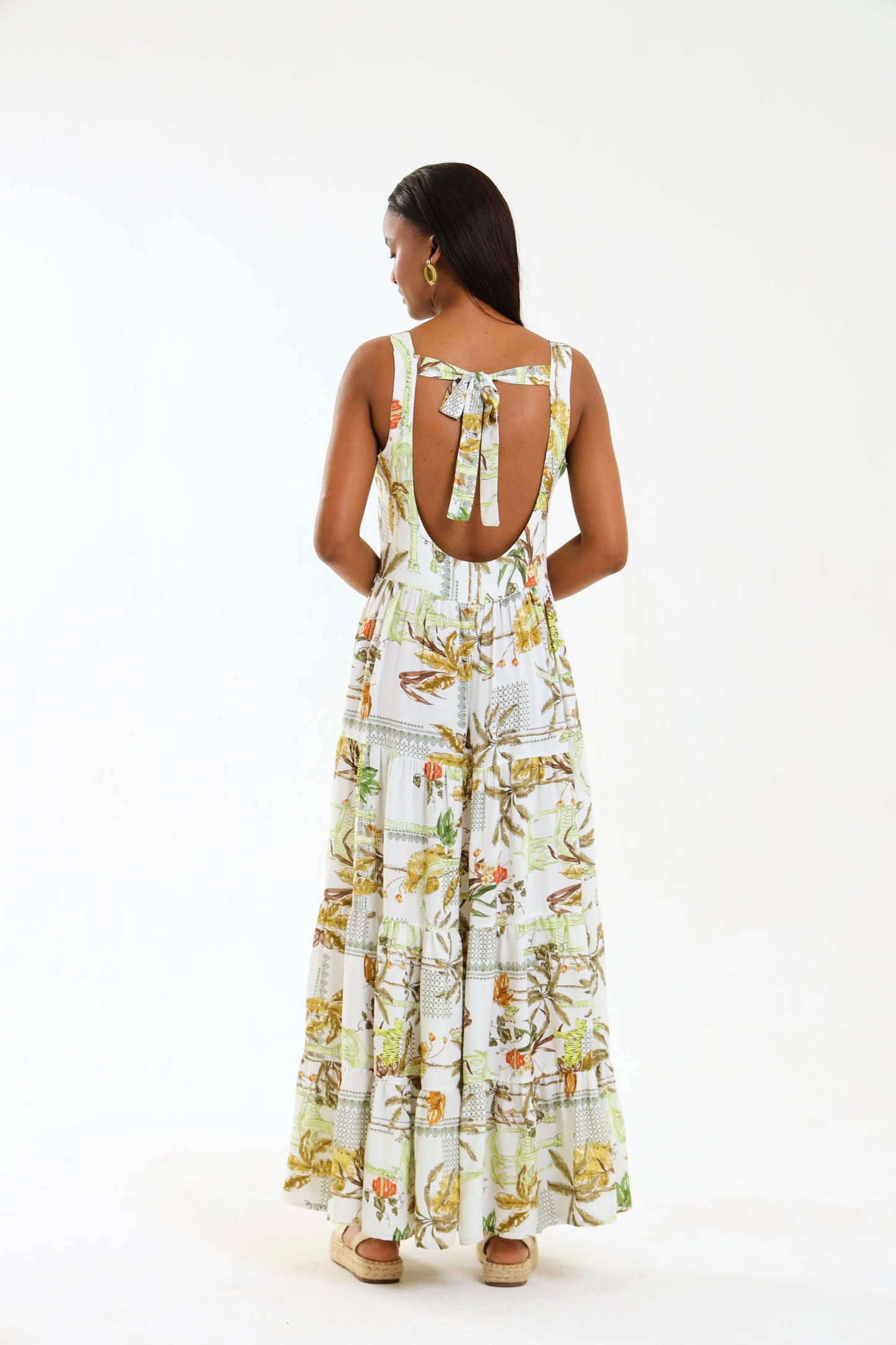 ISLA MAXI DRESS / VALENCIA PALM