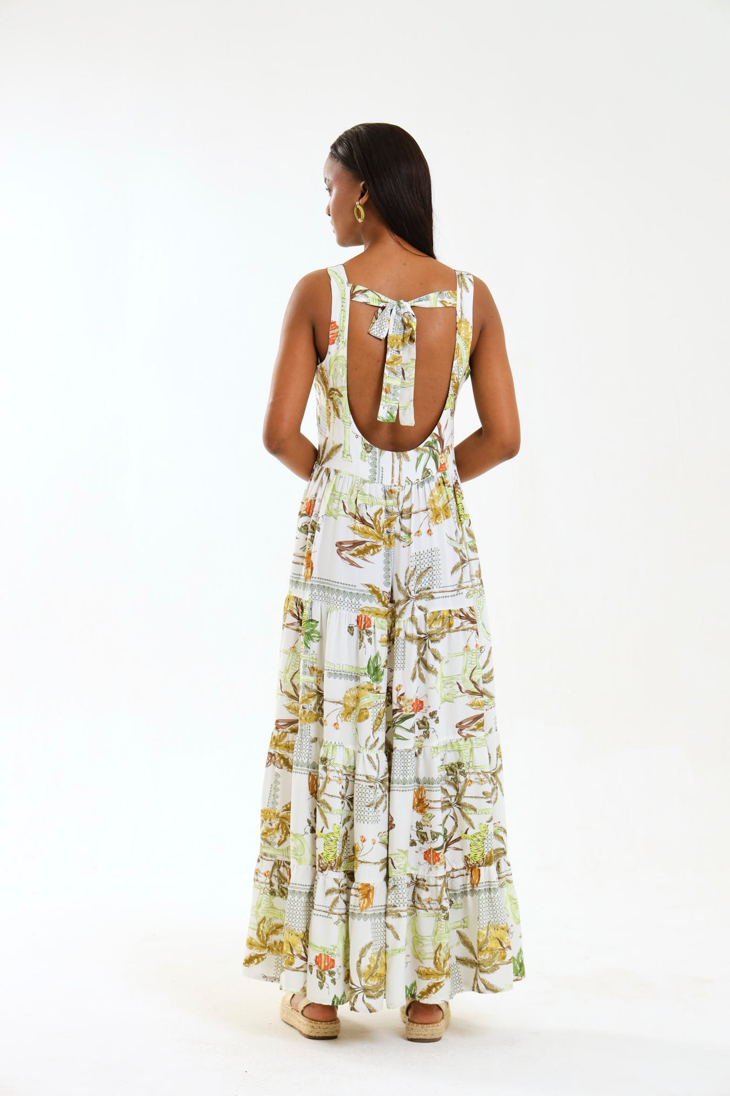 ISLA MAXI DRESS / VALENCIA PALM