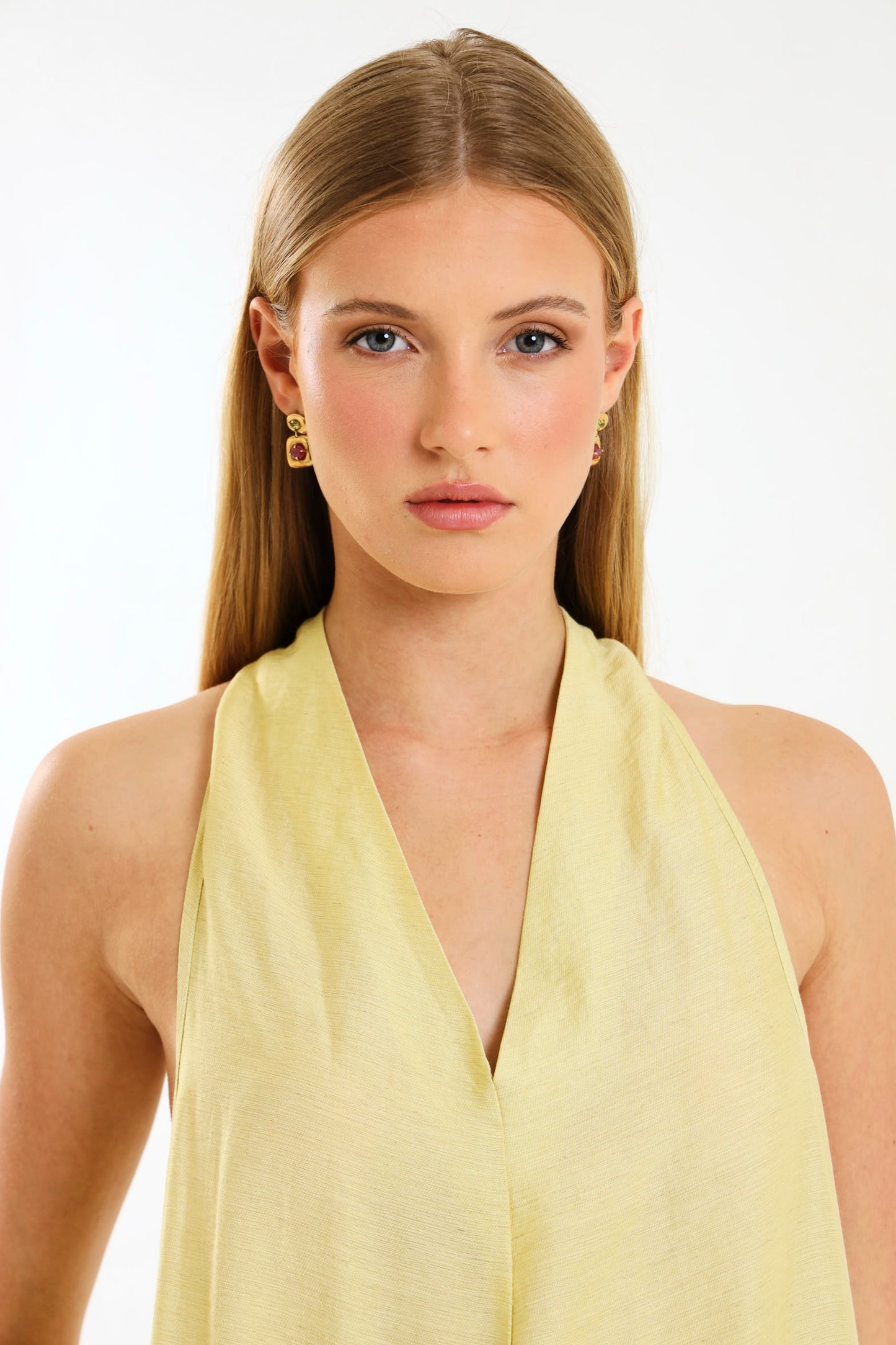 HALTER MAXI / MISTED MARIGOLD