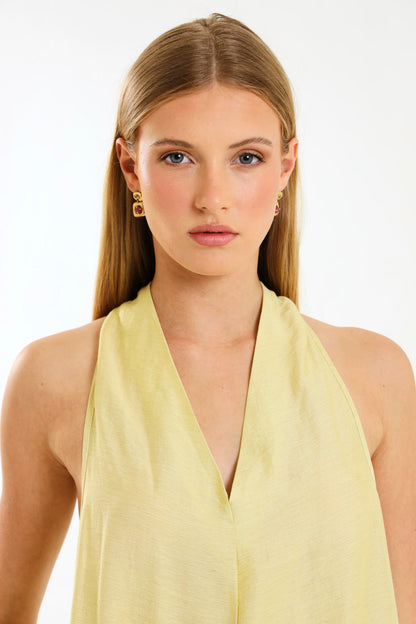 HALTER MAXI / MISTED MARIGOLD