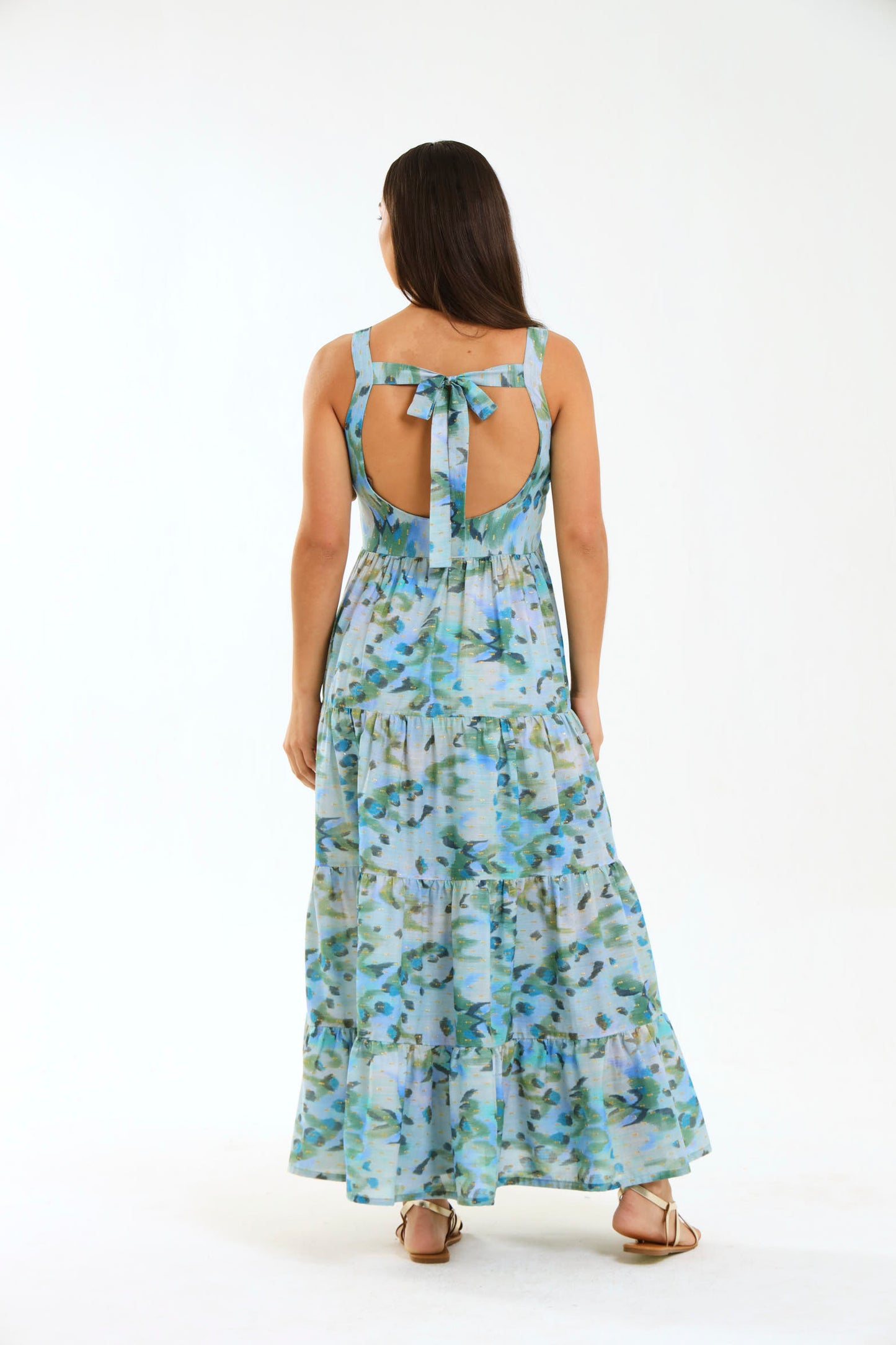 ISLA MAXI DRESS / AZURE WILDCAT