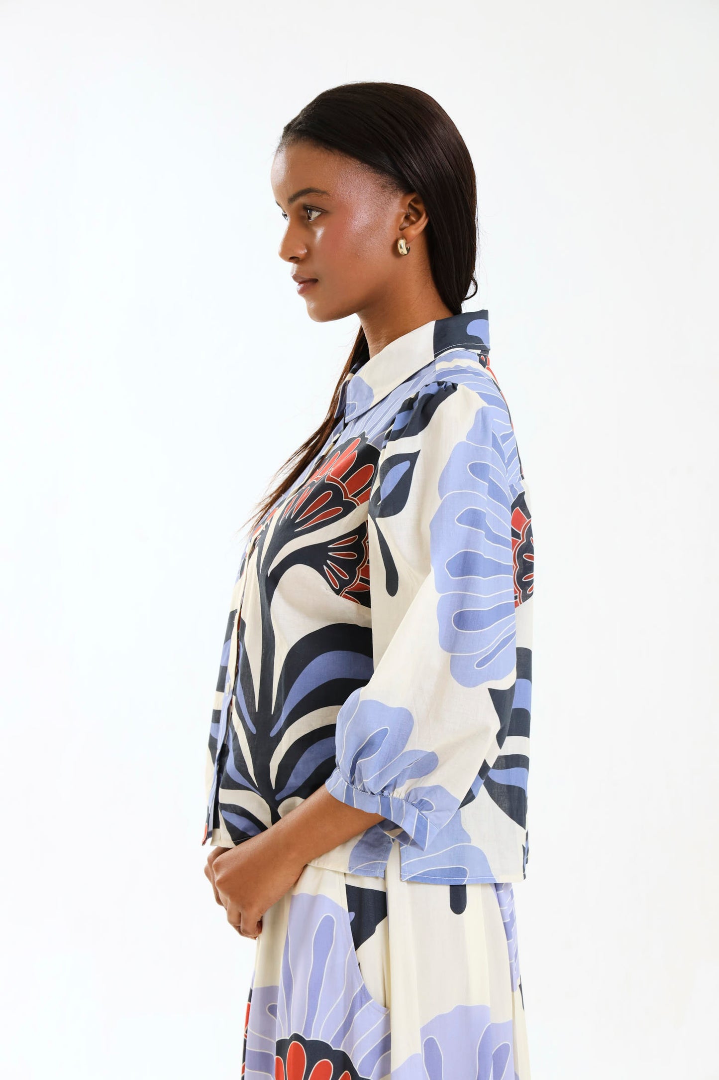 PUFF SLEEVE TOP / WILDFLOWER