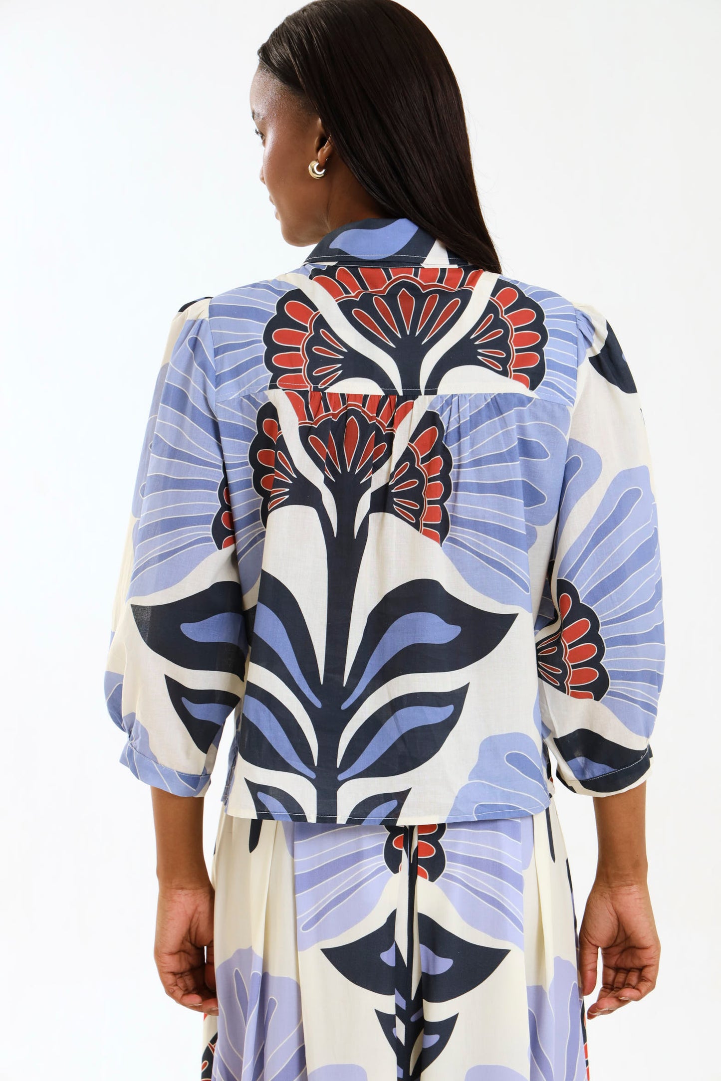 PUFF SLEEVE TOP / WILDFLOWER