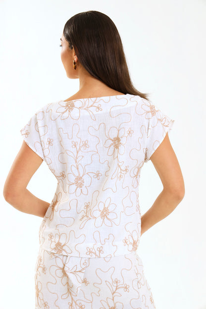 BOX TOP / IVORY BOTANICA