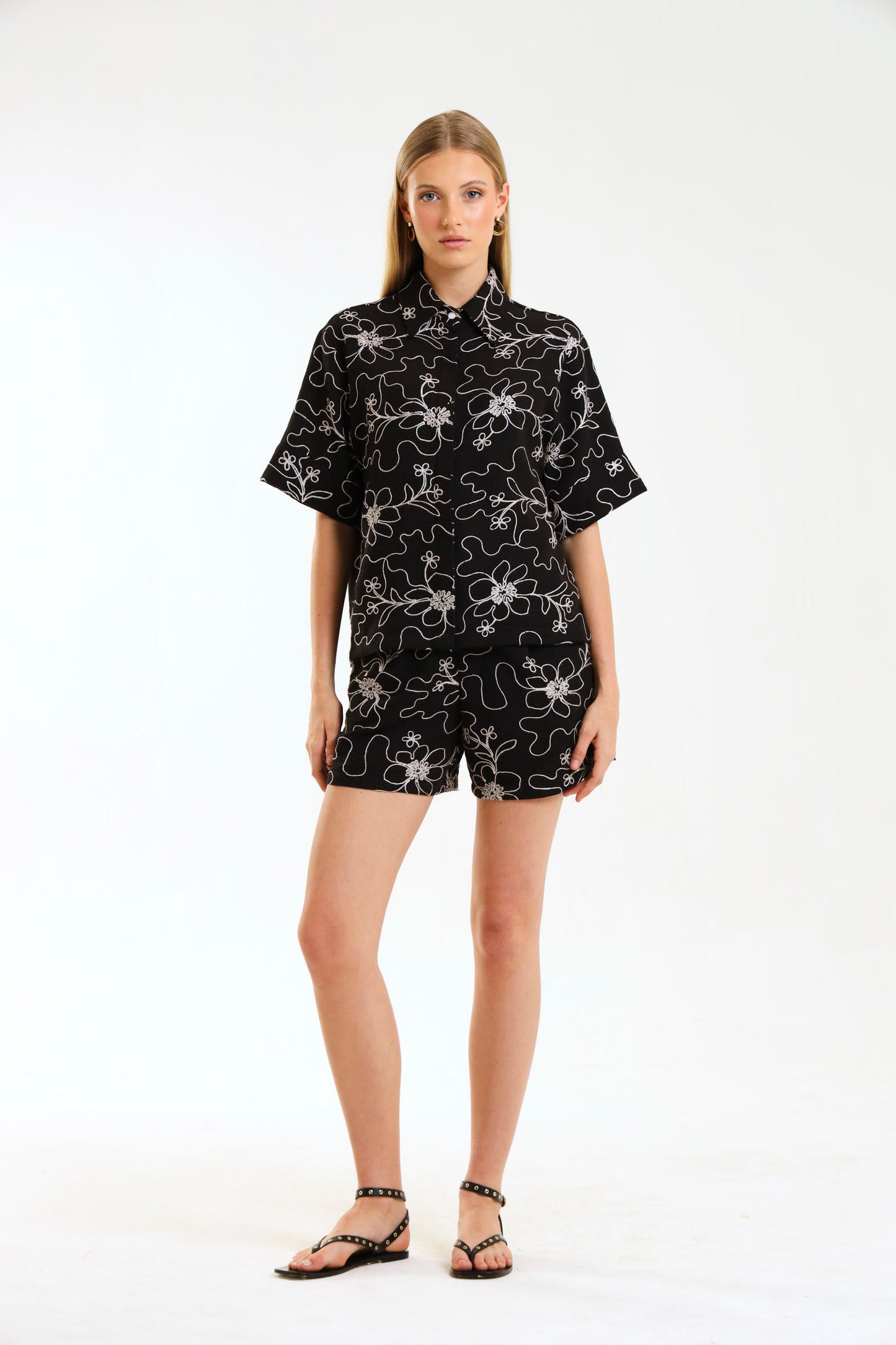 COLLARED BOX  TOP / BOTANICA