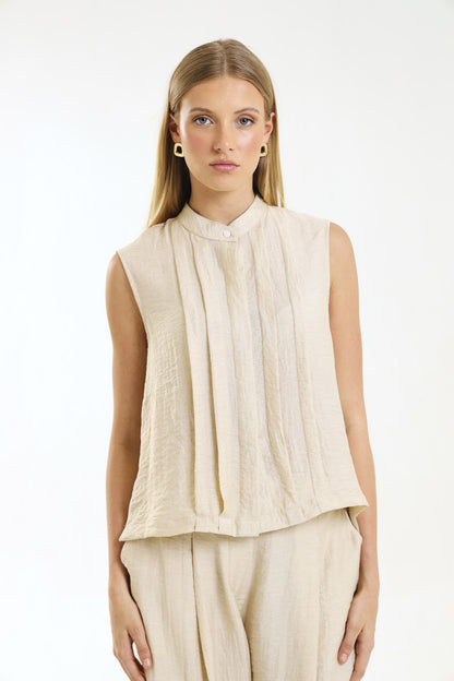 PLEATED TANK / NATURAL
