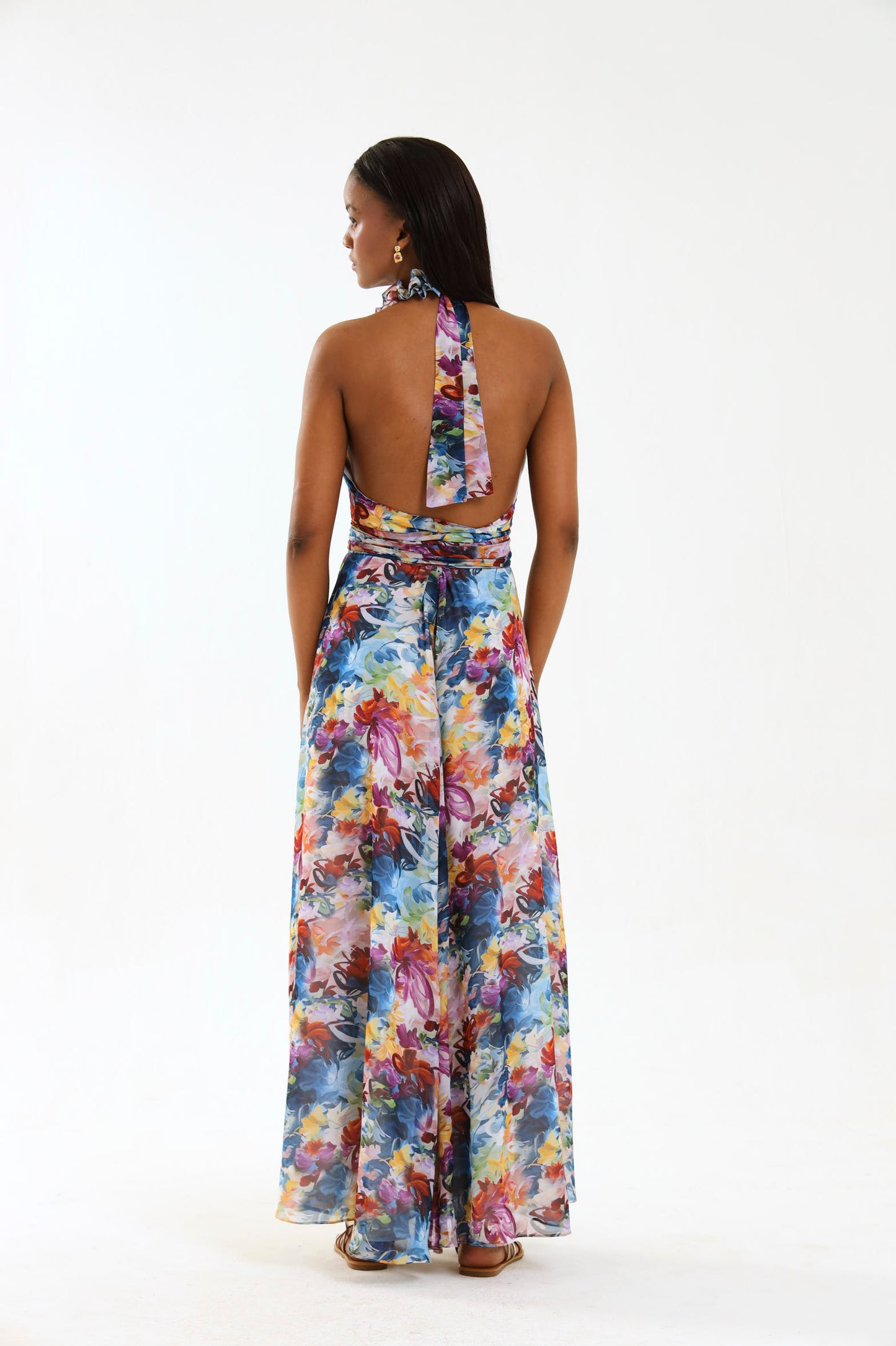 ISADORA HALTER GOWN / BOTANICAL FLORA