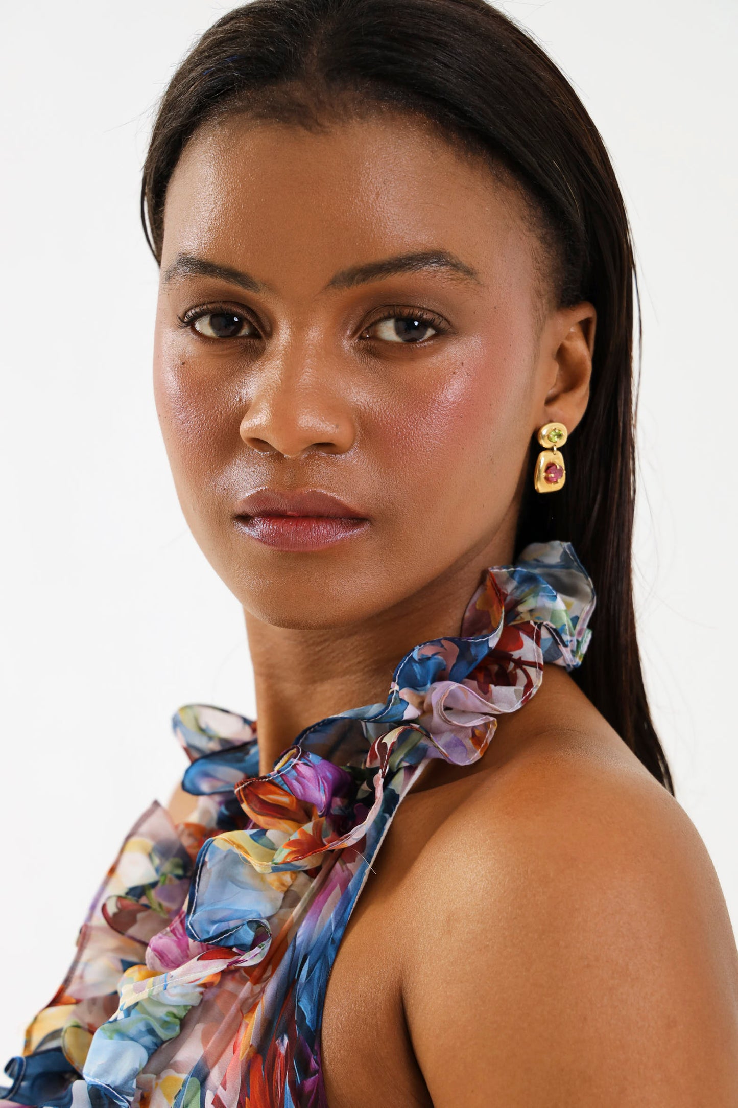 ISADORA HALTER GOWN / BOTANICAL FLORA