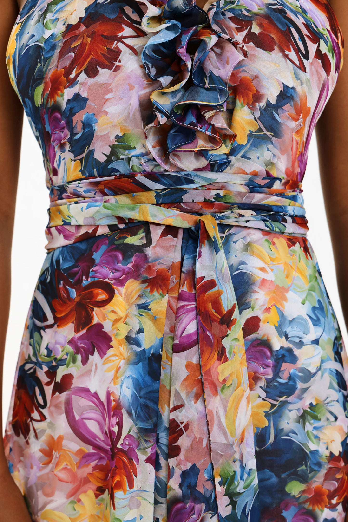 ISADORA HALTER GOWN / BOTANICAL FLORA