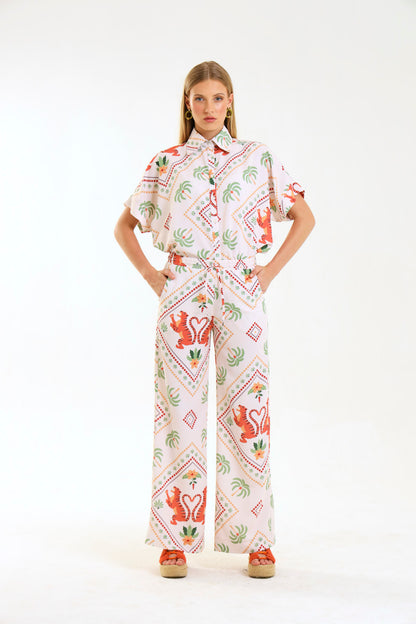 COLLARED BOX TOP / TIGERS