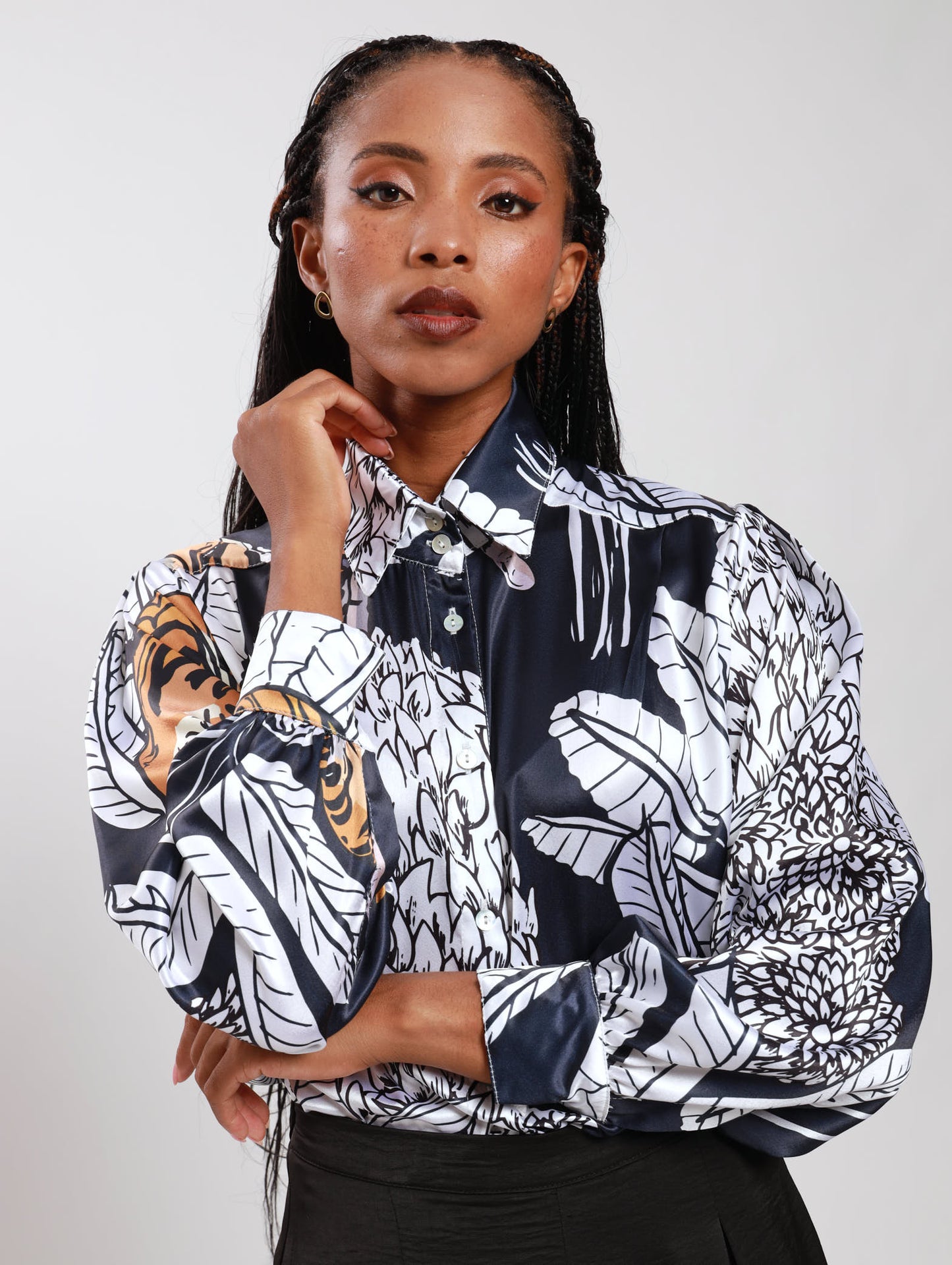 OS BOYFRIEND TOP / PALM TIGER