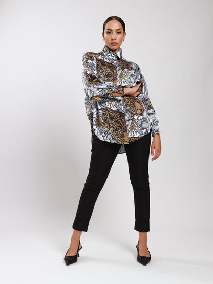 OS BOYFRIEND TOP / PEONY TIGER