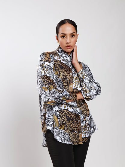 OS BOYFRIEND TOP / PEONY TIGER
