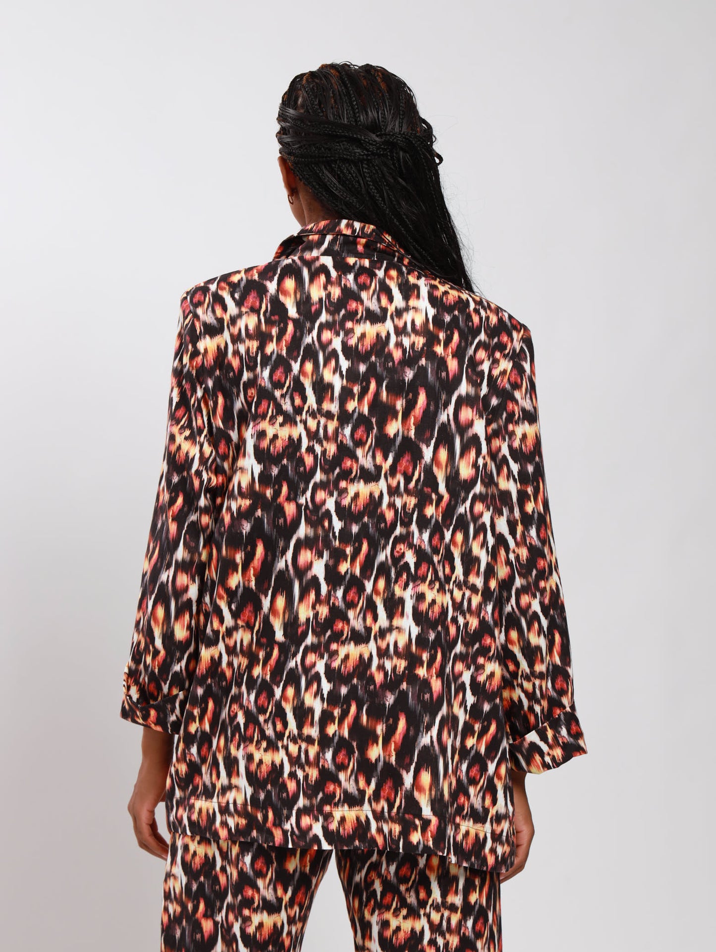 BOYFRIEND BLAZER / ANIMAL SKIN