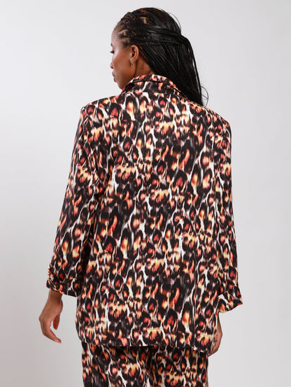 BOYFRIEND BLAZER / ANIMAL SKIN