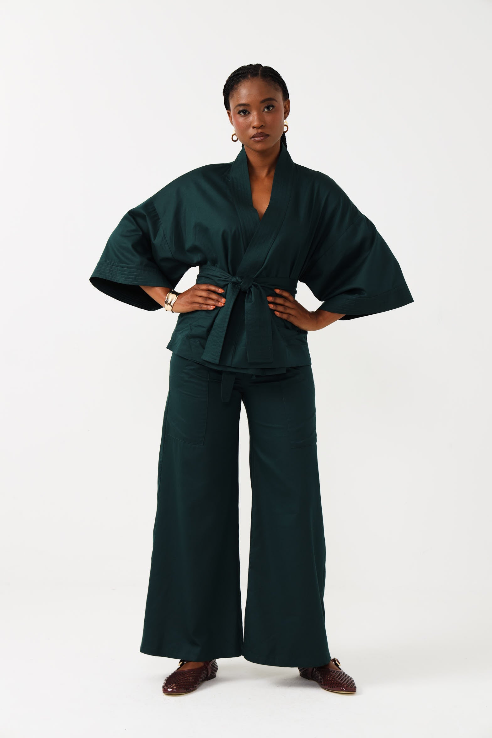 CR PANTS / TEAL