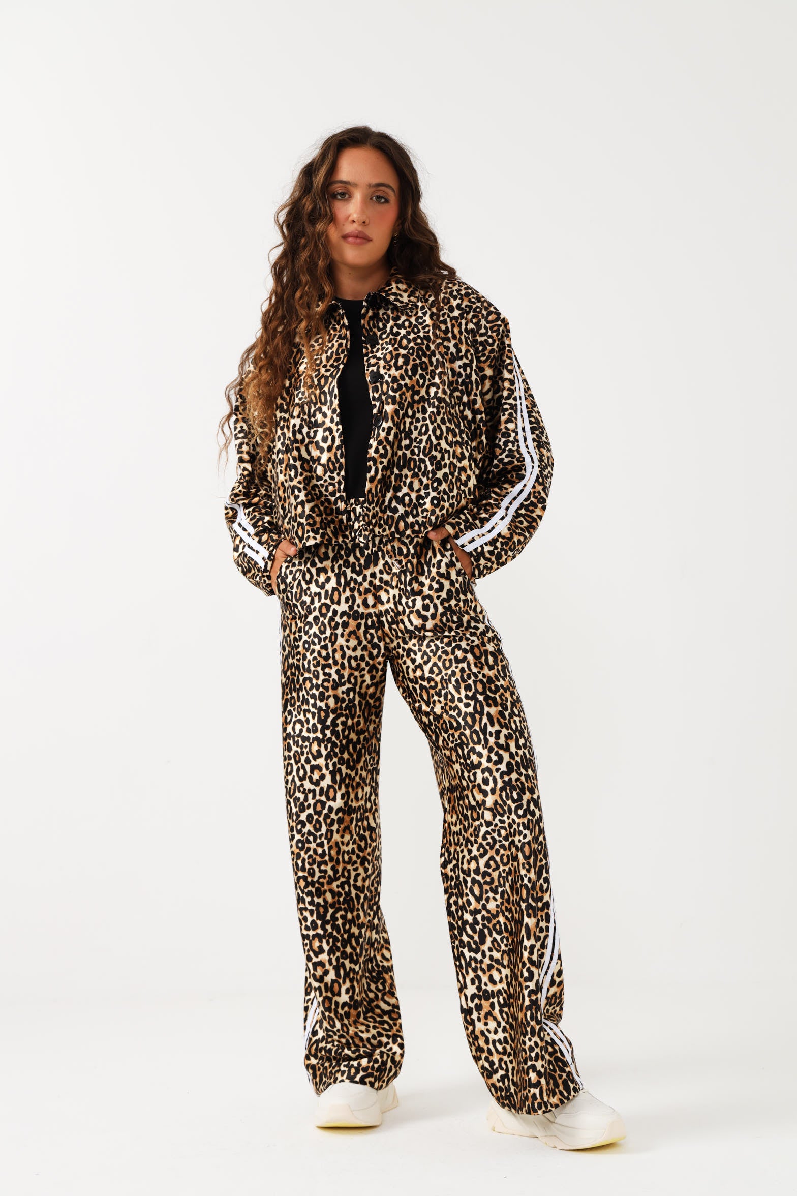 BATWING CROPPED JACKET / LUXE LEOPARD – MUZE
