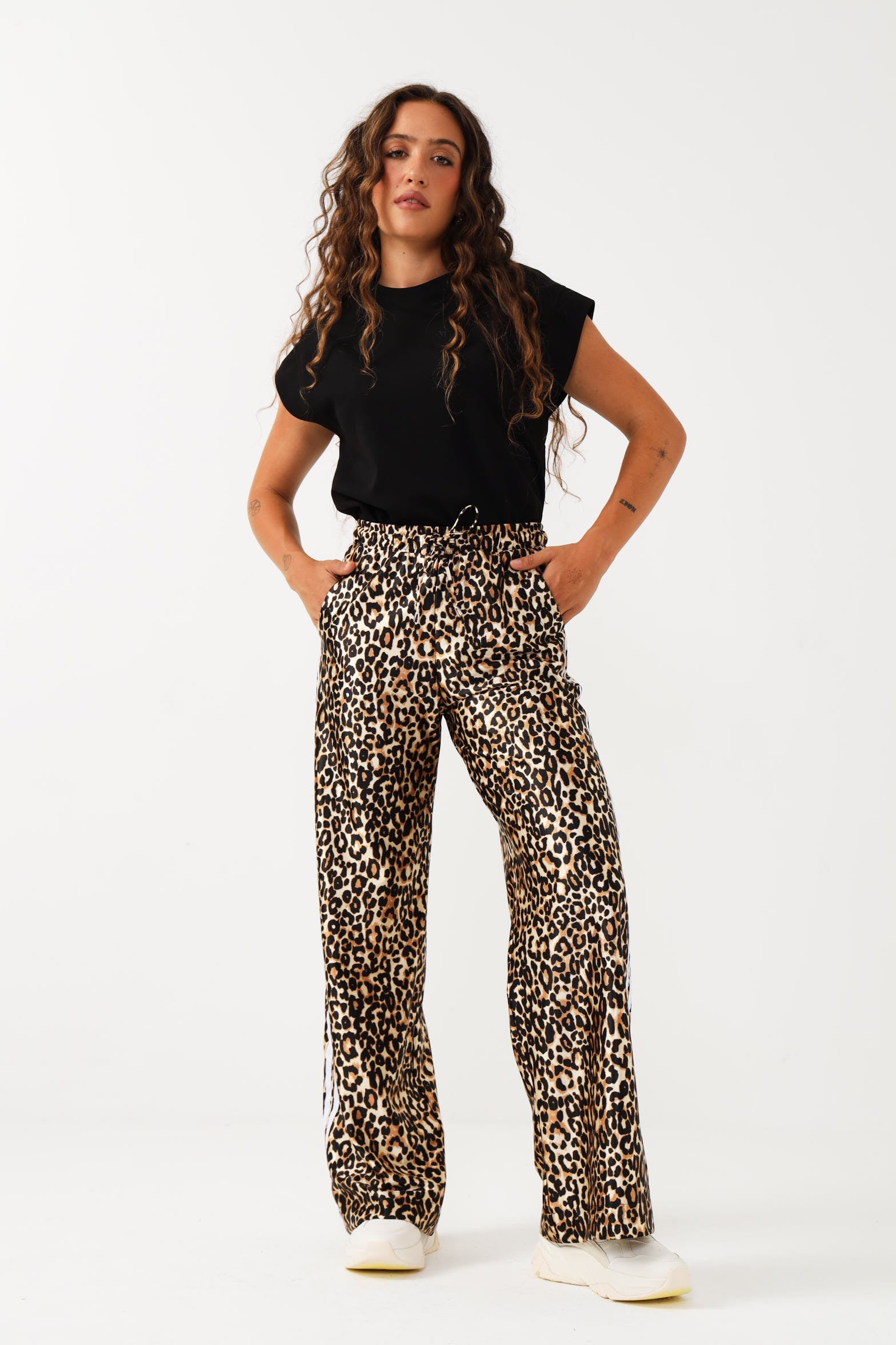 DRAWSTRING PANTS / LUXE LEOPARD – MUZE