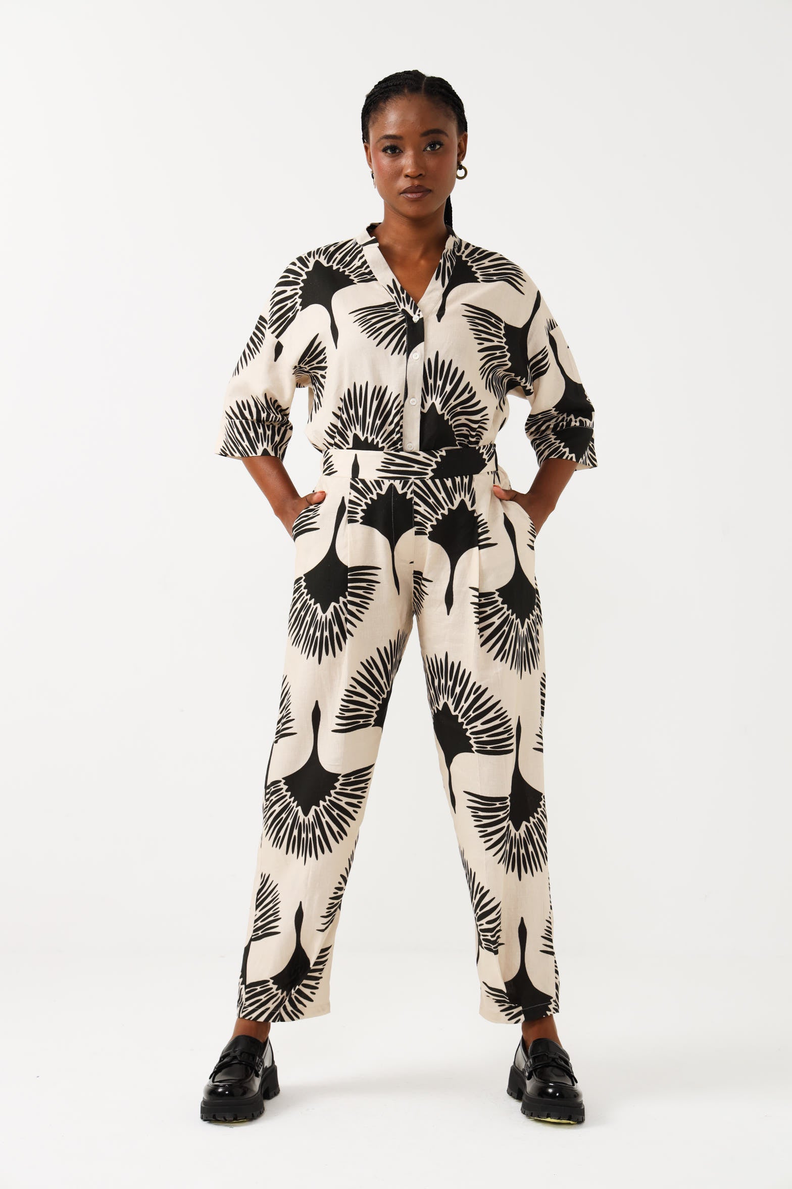 RELAXED BARREL PANTS / AVERY