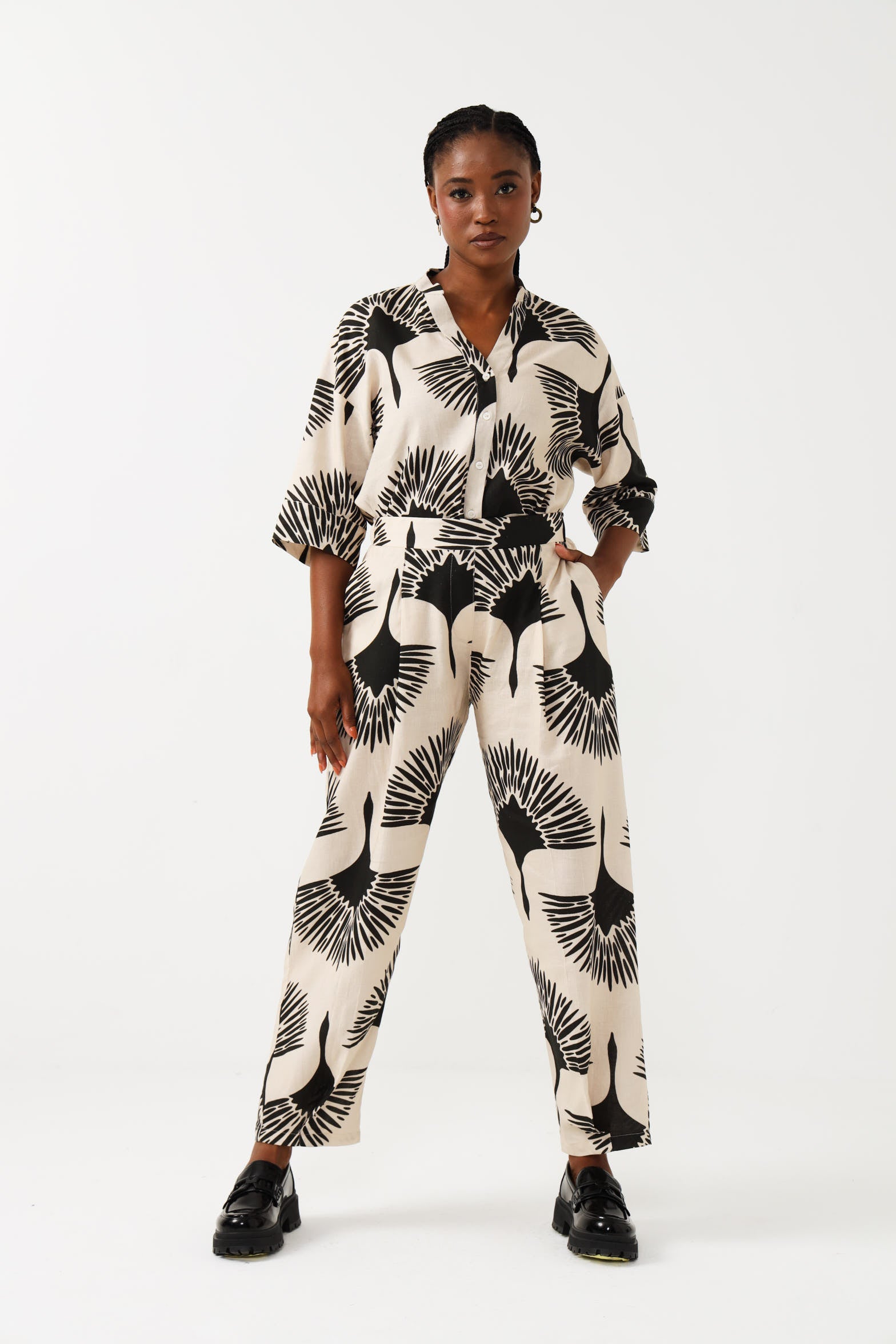 RELAXED BARREL PANTS / AVERY