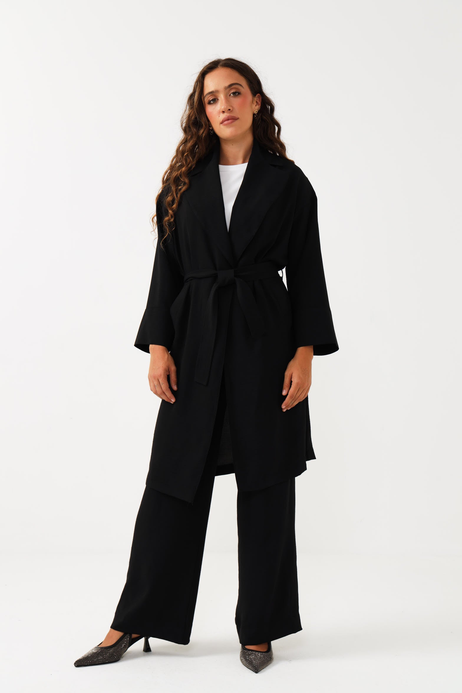 DRAWSTRING PANTS  / BLACK