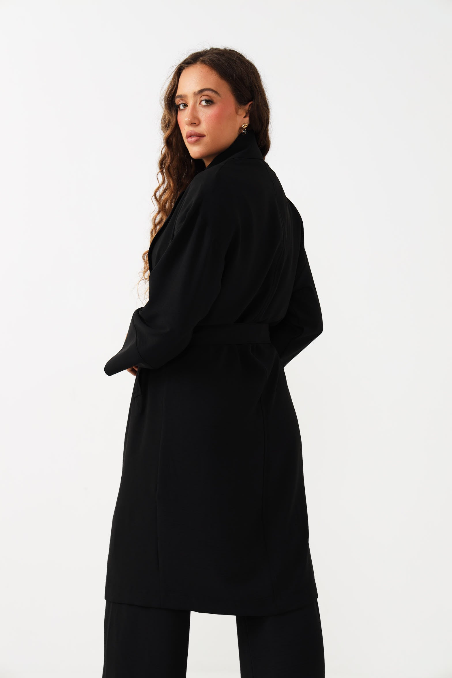 たろー　レディース　BLK M RELAXED TRENCH / BLACK – MUZE