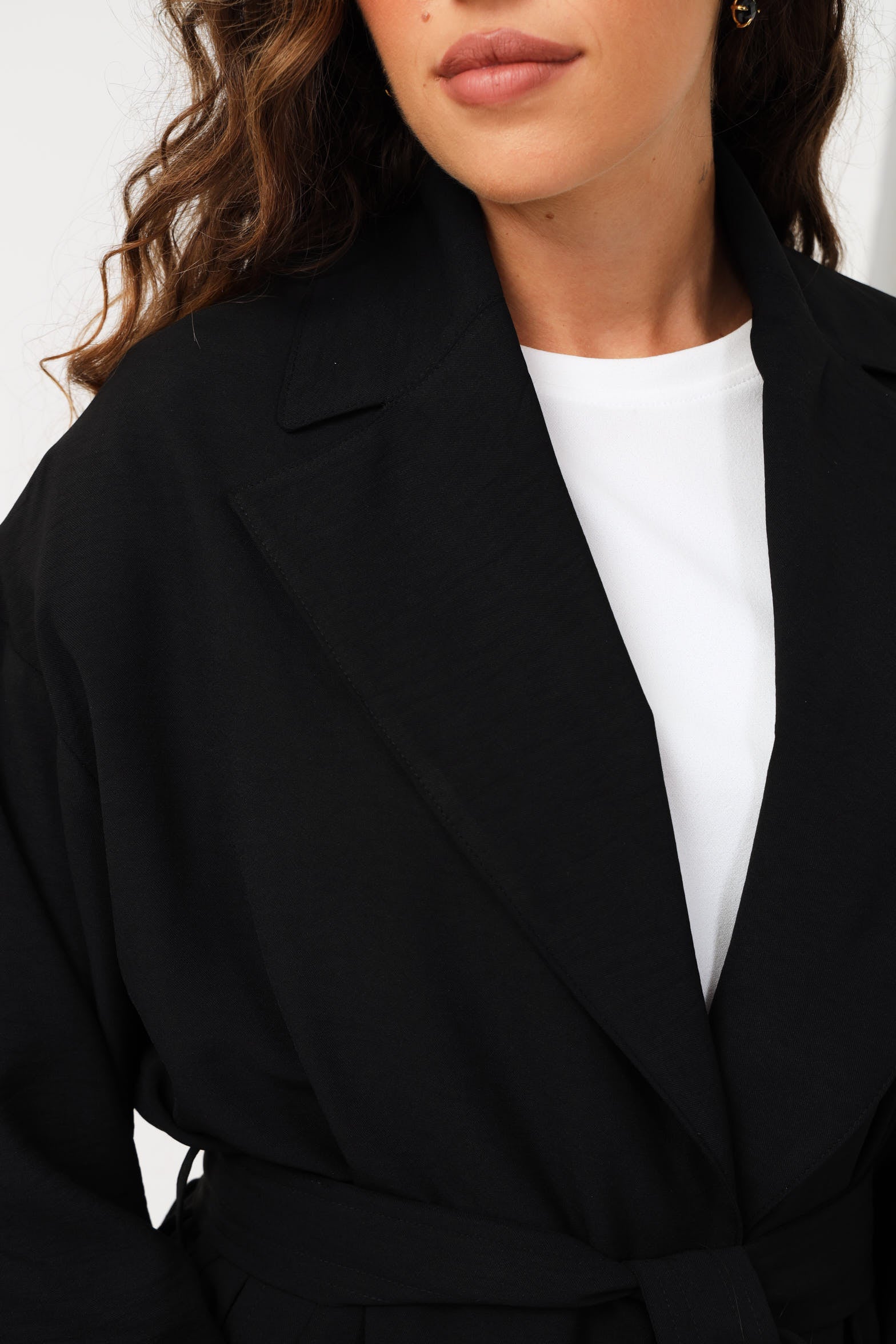 RELAXED TRENCH / BLACK
