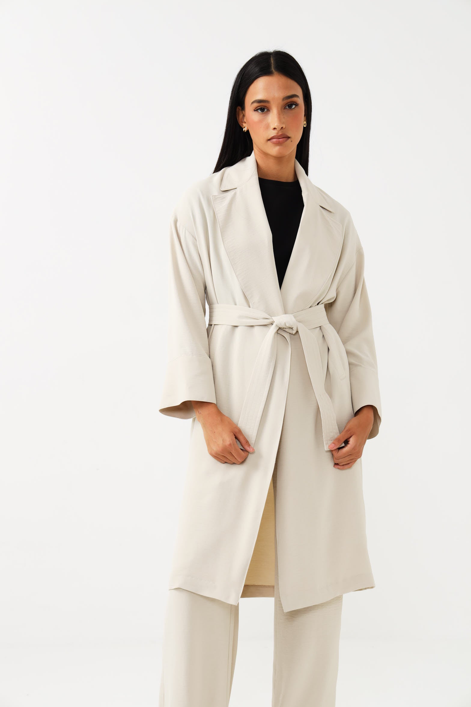 RELAXED TRENCH / BONE