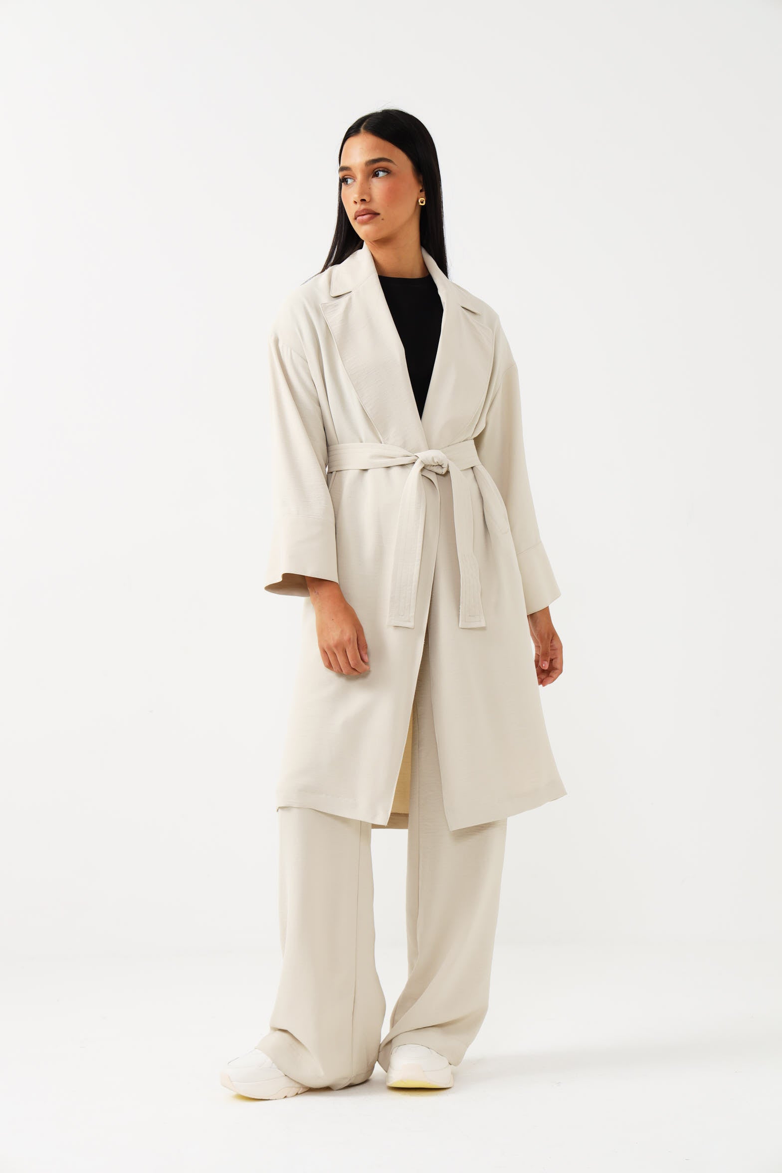 RELAXED TRENCH / BONE