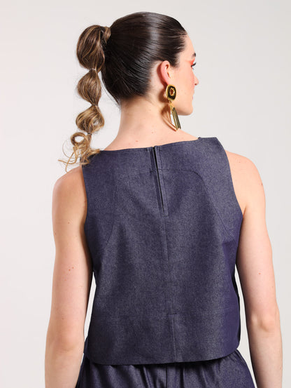 RELAXED TANK / DENIM