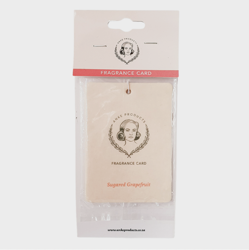 FRAGRANCE CARD / SUGARED GRAPEFRUIT