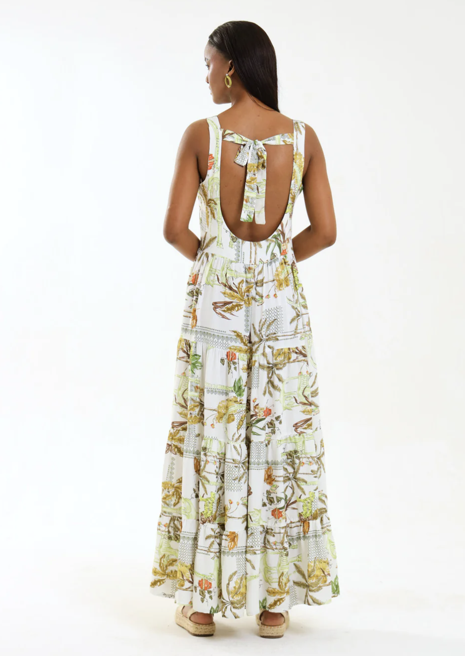 ISLA MAXI DRESS / VALENCIA PALM