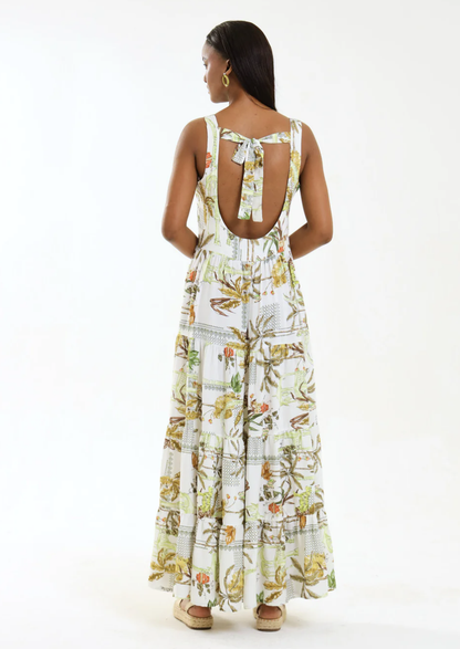 ISLA MAXI DRESS / VALENCIA PALM
